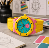 Rubber Strap For AP x Swatch Royal Pop: OTG ROZ