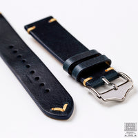 Vintage Leather Strap, Royal Blue