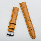 Ostrich Tan Leather Strap