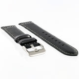 MKS Black Sailcloth Strap w/ Grey Stitching
